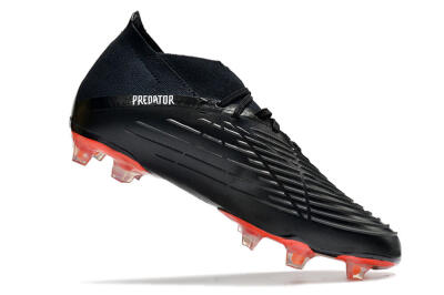 Men's Adidas Predator Edge.1 FG Football Boots - Black/White