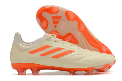 Men's Adidas Copa Pure.1 FG Football Boots - Beige/Orange