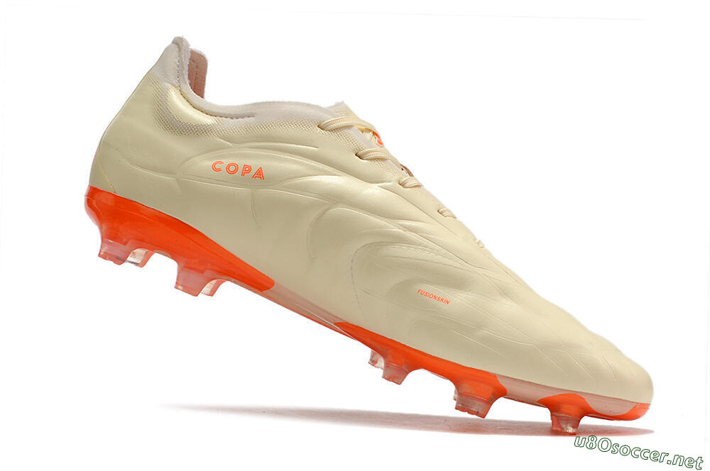 Men's Adidas Copa Pure.1 FG Football Boots - Beige/Orange 4