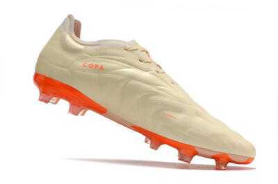 Men's Adidas Copa Pure.1 FG Football Boots - Beige/Orange