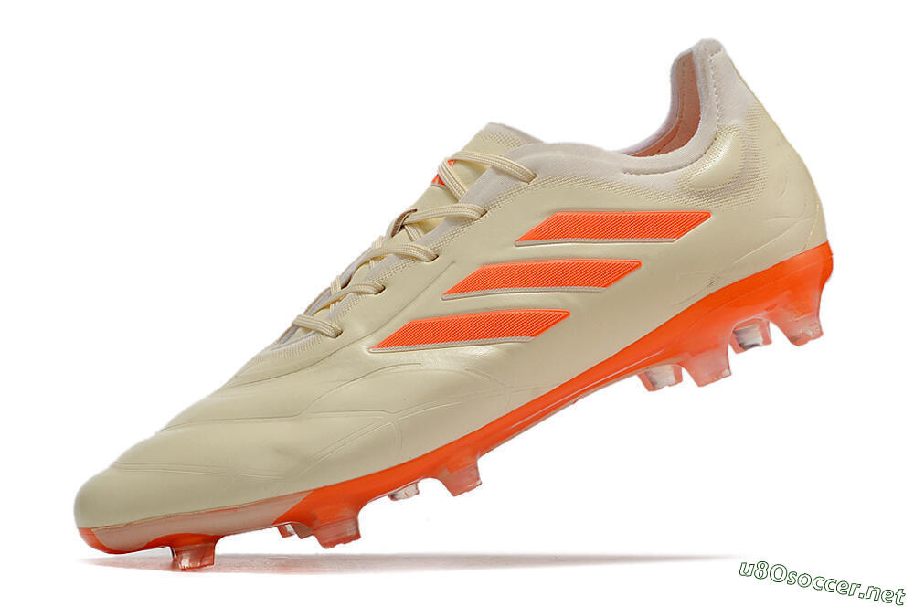 Men's Adidas Copa Pure.1 FG Football Boots - Beige/Orange 5