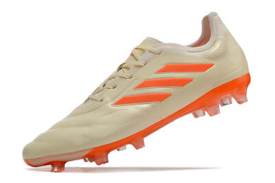 Men's Adidas Copa Pure.1 FG Football Boots - Beige/Orange