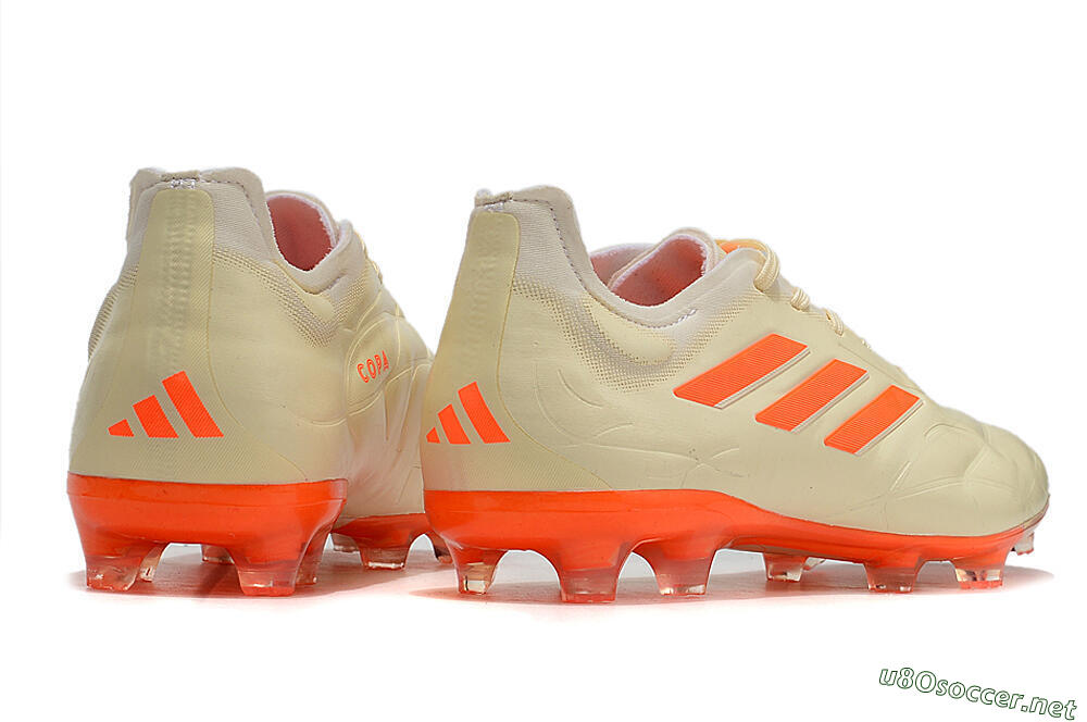 Men's Adidas Copa Pure.1 FG Football Boots - Beige/Orange 6