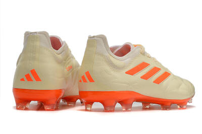 Men's Adidas Copa Pure.1 FG Football Boots - Beige/Orange
