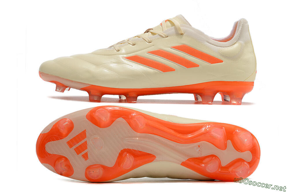 Men's Adidas Copa Pure.1 FG Football Boots - Beige/Orange 1