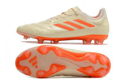 Men's Adidas Copa Pure.1 FG Football Boots - Beige/Orange