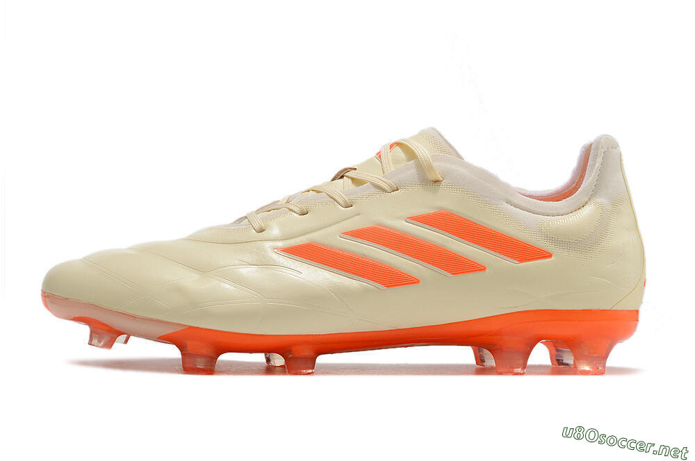 Men's Adidas Copa Pure.1 FG Football Boots - Beige/Orange 0