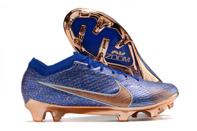 Men's Nike Air Zoom Mercurial Vapor 15 Elite FG Football Boots - Blue/Gold/Silver
