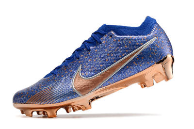 Men's Nike Air Zoom Mercurial Vapor 15 Elite FG Football Boots - Blue/Gold/Silver