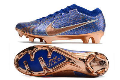 Men's Nike Air Zoom Mercurial Vapor 15 Elite FG Football Boots - Blue/Gold/Silver
