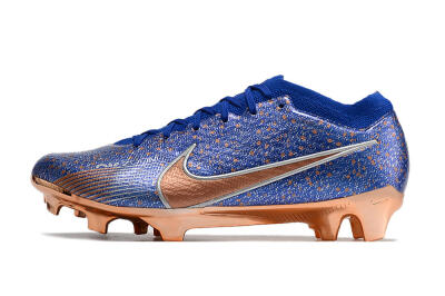 Men's Nike Air Zoom Mercurial Vapor 15 Elite FG Football Boots - Blue/Gold/Silver