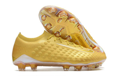 Men's Nike Phantom Ultra Venom FG Football Boots - Gold/White