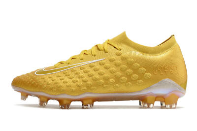 Men's Nike Phantom Ultra Venom FG Football Boots - Gold/White
