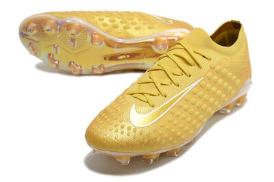 Men's Nike Phantom Ultra Venom FG Football Boots - Gold/White