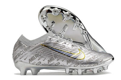 Men's Nike Air Zoom Mercurial Vapor 15 Elite AG Football Boots - Silver/Gold