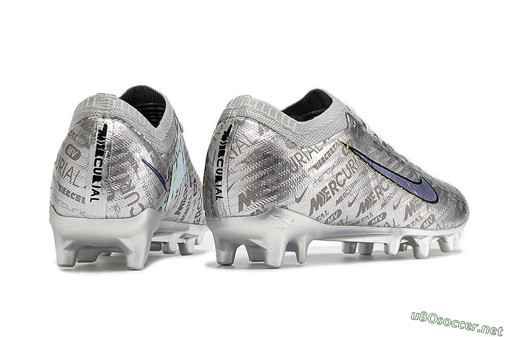 Men's Nike Air Zoom Mercurial Vapor 15 Elite AG Football Boots - Silver/Gold 6