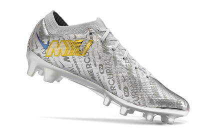 Men's Nike Air Zoom Mercurial Vapor 15 Elite AG Football Boots - Silver/Gold