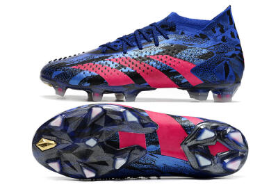 Men's Adidas Predator Accuracy.1 Paul Pogba FG Football Boots - Blue/Pink