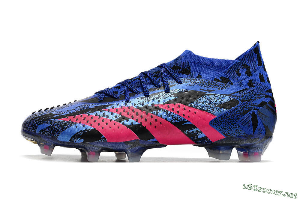 Men's Adidas Predator Accuracy.1 Paul Pogba FG Football Boots - Blue/Pink 0
