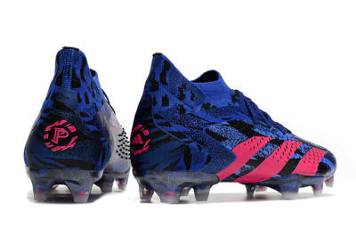 Men's Adidas Predator Accuracy.1 Paul Pogba FG Football Boots - Blue/Pink