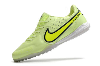Men's Nike React Tiempo Legend 9 Pro TF Football Shoes - Green/Black