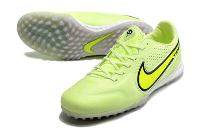 Men's Nike React Tiempo Legend 9 Pro TF Football Shoes - Green/Black