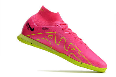 Men's Nike Air Zoom Mercurial Superfly 9 Elite IC Football Shoes - Pink/Green/Black