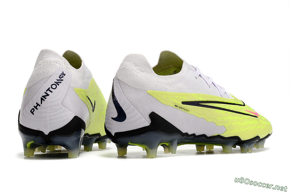 Men's Nike Phantom GX Elite FG Football Boots - White/Green/Black 6