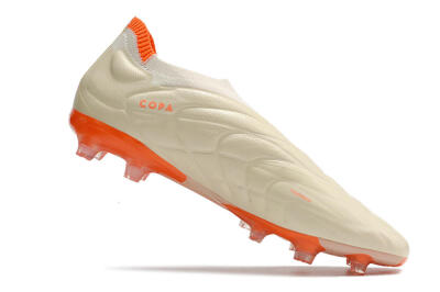 Men's Adidas Copa Pure+ FG Football Boots - White/Orange