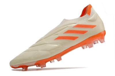 Men's Adidas Copa Pure+ FG Football Boots - White/Orange