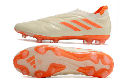 Men's Adidas Copa Pure+ FG Football Boots - White/Orange