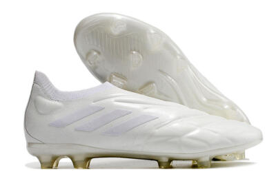 Men's Adidas Copa Pure+ FG Football Boots - White/White