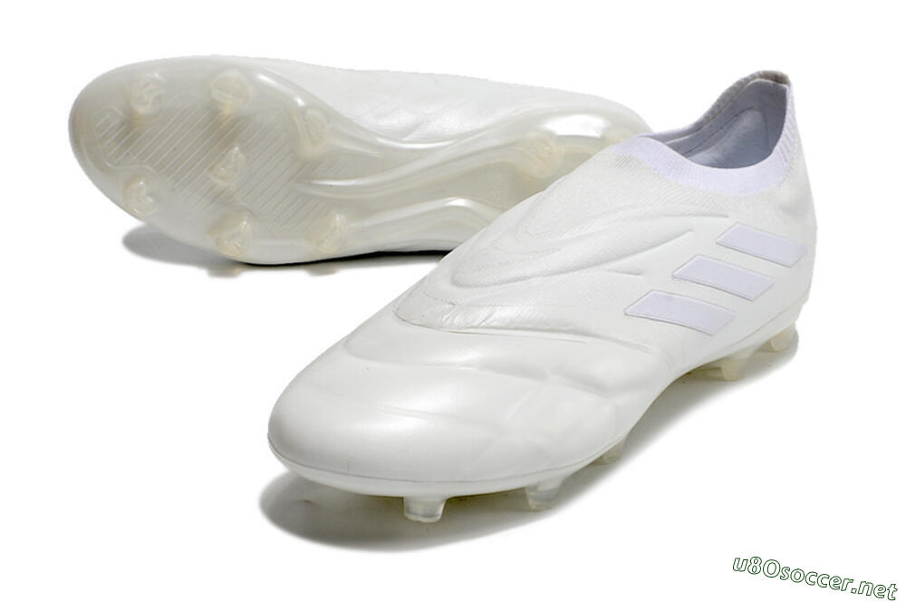 Men's Adidas Copa Pure+ FG Football Boots - White/White 3