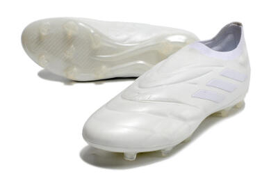 Men's Adidas Copa Pure+ FG Football Boots - White/White