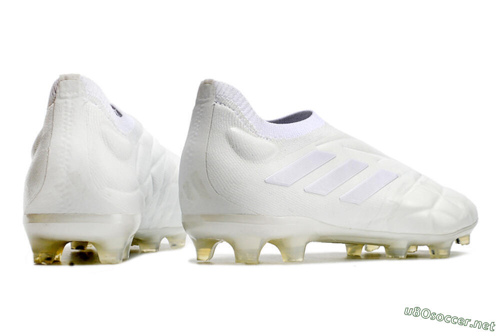 Men's Adidas Copa Pure+ FG Football Boots - White/White 6