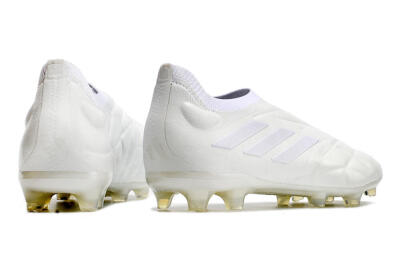 Men's Adidas Copa Pure+ FG Football Boots - White/White