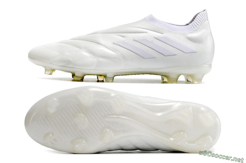 Men's Adidas Copa Pure+ FG Football Boots - White/White 1