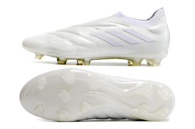 Men's Adidas Copa Pure+ FG Football Boots - White/White