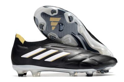 Men's Adidas Copa Pure+ FG Football Boots - Black/White