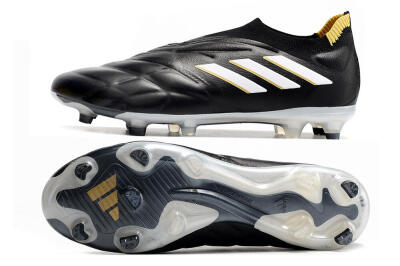 Men's Adidas Copa Pure+ FG Football Boots - Black/White
