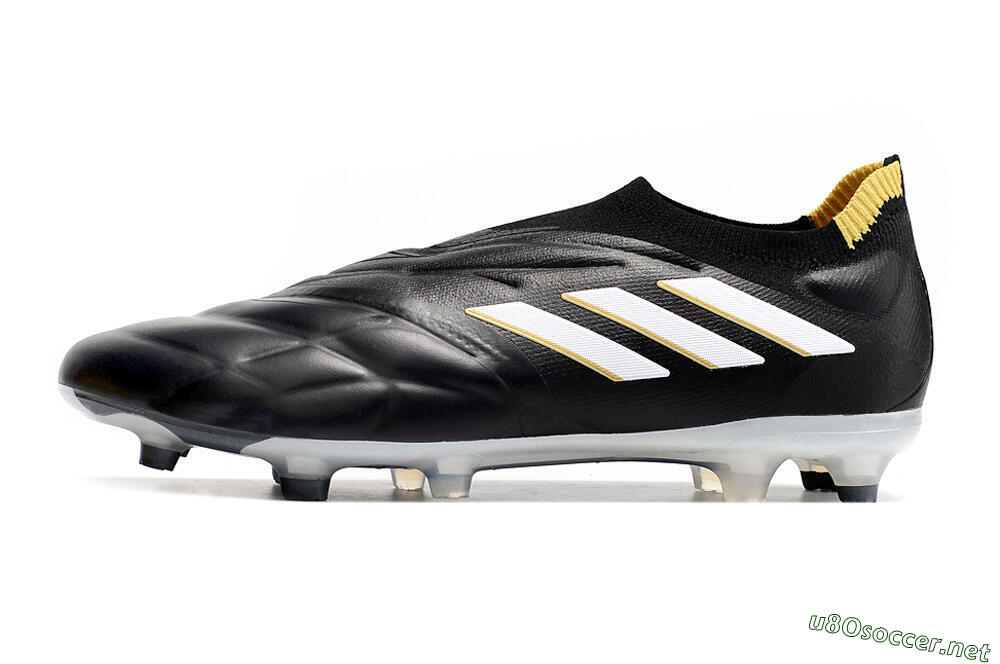 Men's Adidas Copa Pure+ FG Football Boots - Black/White 0