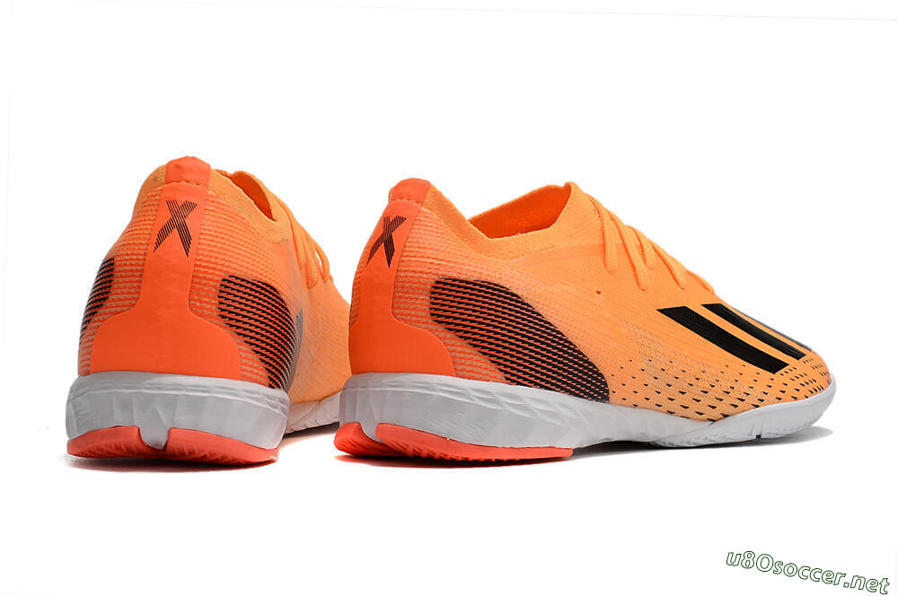 Men's Adidas X Speedportal.1 IC Football Shoes - Orange/Black 6