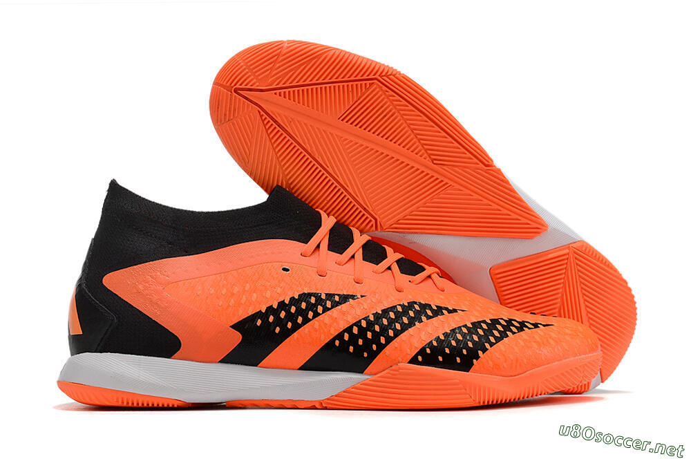 Men's Adidas Predator Accuracy.1 IC Football Shoes - Orange/Black 2