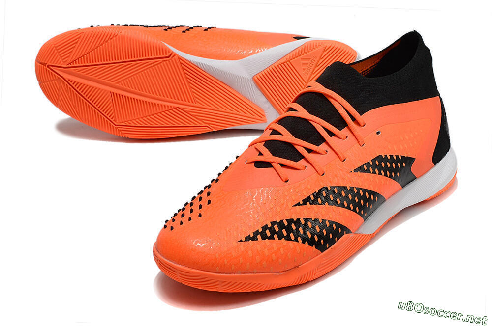 Men's Adidas Predator Accuracy.1 IC Football Shoes - Orange/Black 3