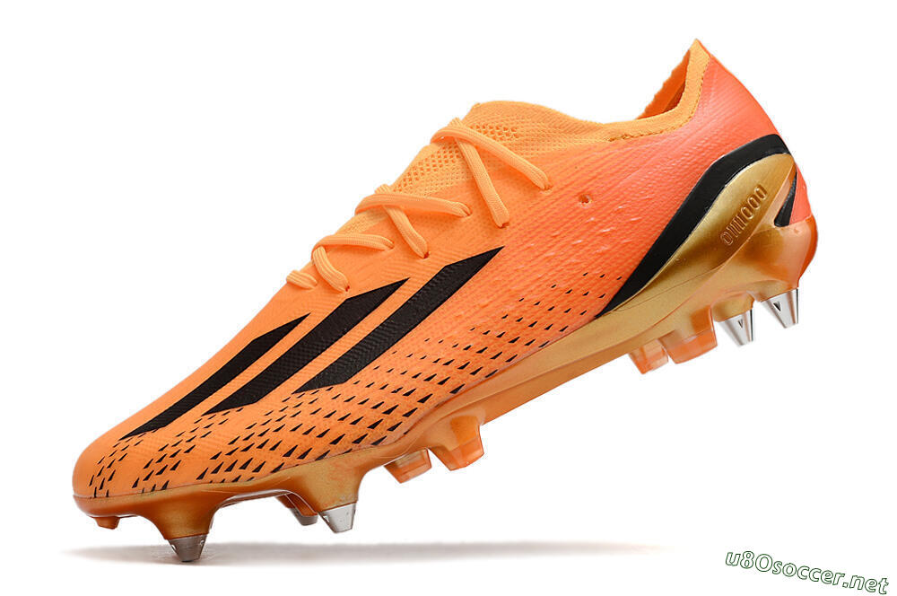 Men's Adidas X Speedportal.1 SG Football Boots - Orange/Black 6