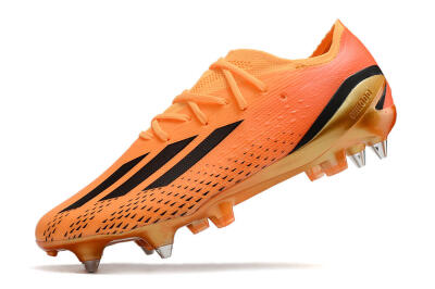 Men's Adidas X Speedportal.1 SG Football Boots - Orange/Black