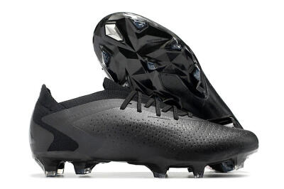 Men's Adidas Predator Accuracy.1 Low FG Football Boots - Black/Black