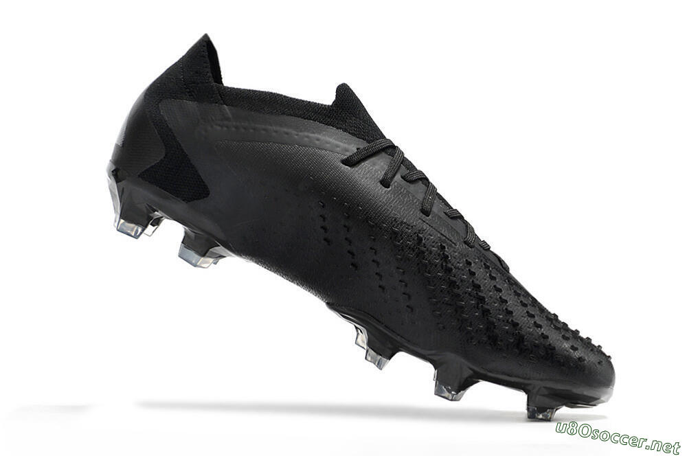 Men's Adidas Predator Accuracy.1 Low FG Football Boots - Black/Black 5