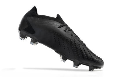 Men's Adidas Predator Accuracy.1 Low FG Football Boots - Black/Black