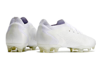 Men's Adidas Predator Accuracy.1 Low FG Football Boots - White/White